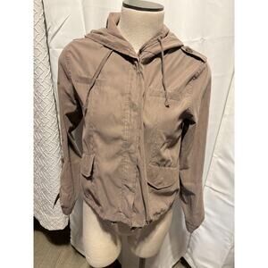 Women's Size S Taupe Wind Breaker Jacket